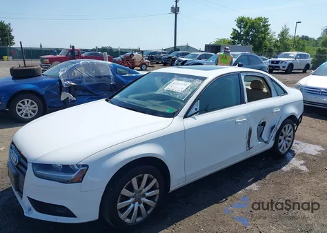 2014 Audi A4 2.0T Premium z USA, uszkodzony, nr VIN WAUBFAFL8EN018199